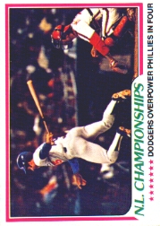 1978 Topps Baseball Cards      412     Davey Lopes NLCS